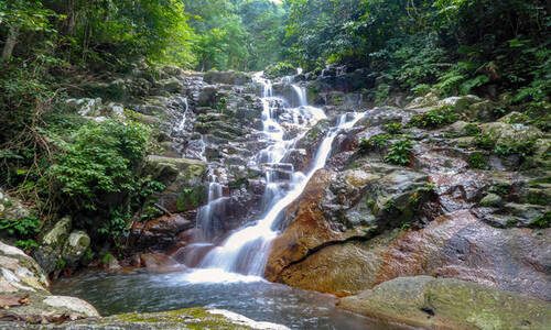 Asah-Waterfall-at-Mukut-Tioman-Island